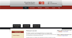 Desktop Screenshot of galeandvallance.com